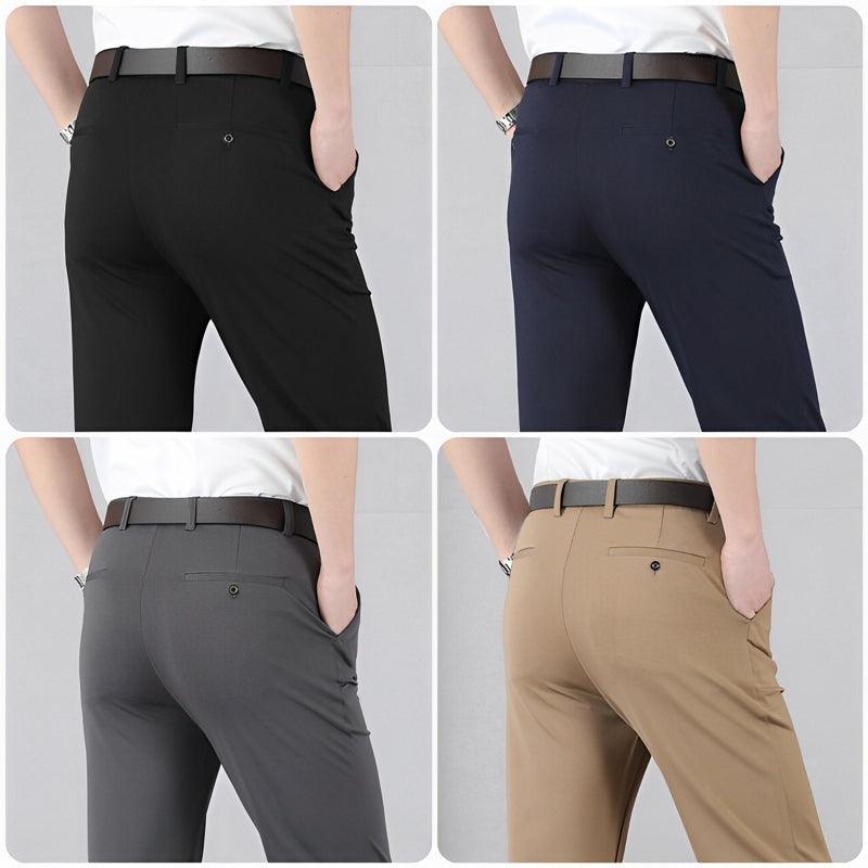 COMPRE 2 LEVE 3 | Calça Social Clássica Alfaiataria + Cinto de Brinde