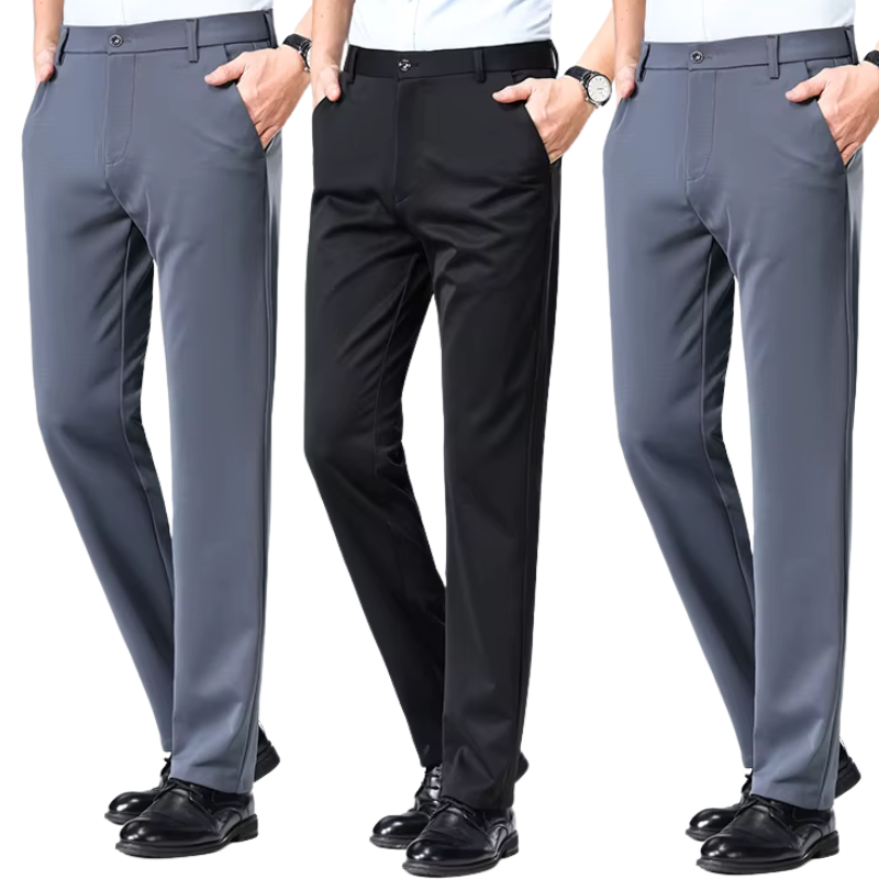 COMPRE 2 LEVE 3 | Calça Social Clássica Alfaiataria + Cinto de Brinde