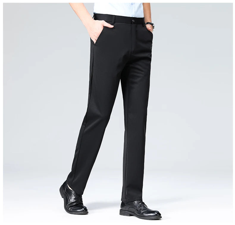 COMPRE 2 LEVE 3 | Calça Social Clássica Alfaiataria + Cinto de Brinde